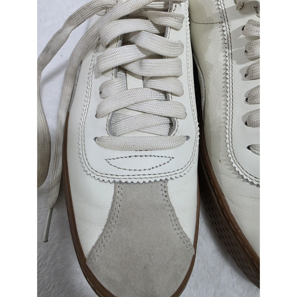 Polo Ralph Lauren Jermain Green Leather Suede Lace Up Sneaker Shoe Mens 8D - Picture 3 of 14